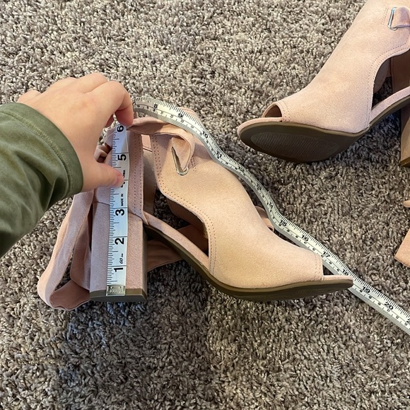 JustFab Karine Peep-Toe Bootie - Picture 4 of 7